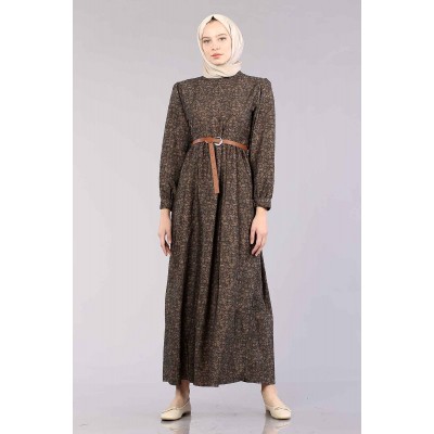Tekbir 20315 Dress  Daisy Pattern