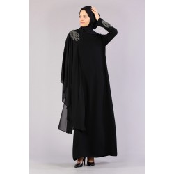 Tekbir 2536 Stone Detailed Dress 