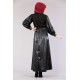 Tekbir 6023 Leather Garni Dress