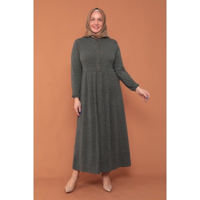Tekbir 8129 3 Button Dress