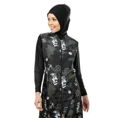 Mayo Burkini Emel Fully Covered Swimsuit - Ship Mayo Burkini Emel Fully Covered Swimsuit - Ship