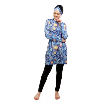  مايو بوركيني إسرا مزين برسومات سباحة