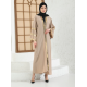 Filizzade Woman Abaya Unlined Fabric Embroidered