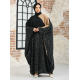 Filizzade Women Abaya V-Neck Unlined