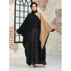 Filizzade عباية نسائية برقبة على شكل V غير مُبطن