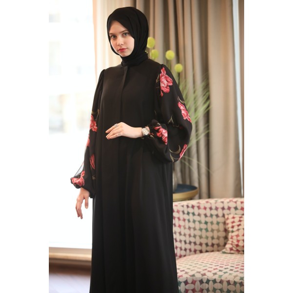 ABAYA red sleeve