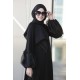 ABAYA ORGANZE BALLOON SLEEVE