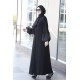 ABAYA ORGANZE BALLOON SLEEVE