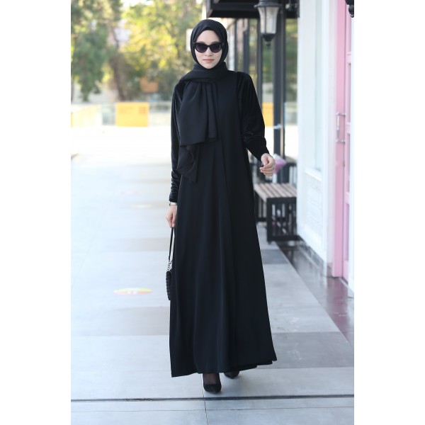 ABAYA VELVET SLEEVE