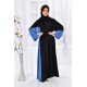 Filizzade Woman Unlined Open Front Garnish Abaya