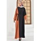 Filizzade Woman Unlined Open Front Garnish Abaya