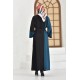 Filizzade Woman Unlined Open Front Garnish Abaya