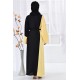 Filizzade Woman Unlined Open Front Garnish Abaya