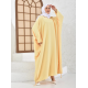 Filizzade Women's Abaya, Unlined Round Neck, Various Colors