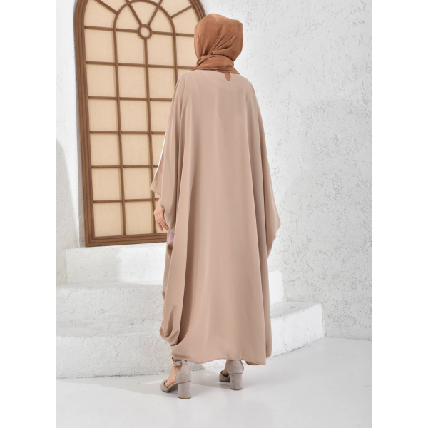 Filizzade Woman abaya Unlined - Crew neck - Abaya - Tuncay