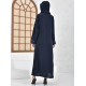 Filizzade Woman abaya Unlined - Crew neck