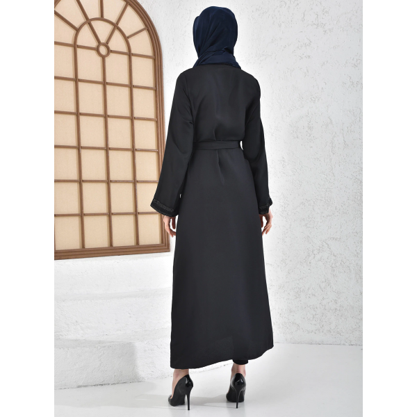 Filizzade Woman abaya Unlined - Crew neck