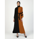 Filizzade Woman Crew neck Belted Loose Abaya