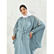 Filizzade Women's unlined abaya with shoulder and arm decoration