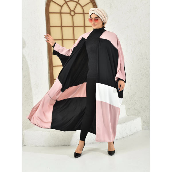 Filizzade Woman abaya Unlined Multi Piece Garnish Abaya