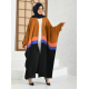 Filizzade Woman Abaya Open Front Abaya Unlined