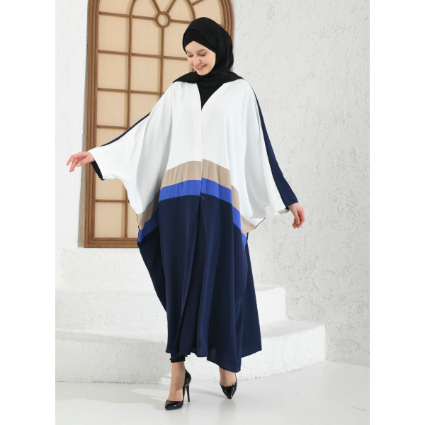 Filizzade Woman Abaya Open Front Abaya Unlined