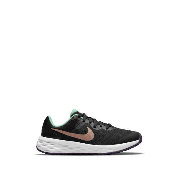 Nike Women shoes REVOLUTION 6 Black Unisex Running Shoes