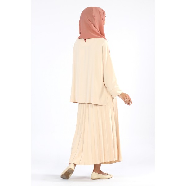 Tekbir Pleat Skirt Set