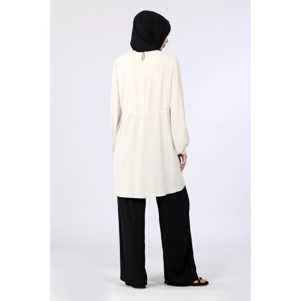 Tekbir Levidor Sleeve Cuffed Tunic Suit