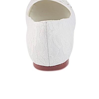 أحذية الزفاف المرأة الدانتيل حريري الساتان شقة كعب مغلق الشقق مع الترتر الخياطة أحذية الزفاف المرأة الدانتيل حريري الساتان شقة كعب مغلق الشقق مع الترتر الخياطة