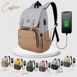 حقيبة العناية بالطفل والأم حقيبة ظهر (خاصة بالاسم) مع منفذ شحن موبايل من كيوي كول باج حقيبة العناية بالطفل والأم حقيبة ظهر (خاصة بالاسم) مع منفذ شحن موبايل من كيوي كول باج