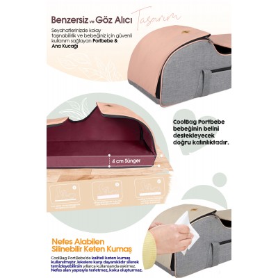 حقيبة العناية بالطفل والأم حقيبة ظهر ومهد محمول مقاوم للماء من كيوي كول باج حقيبة العناية بالطفل والأم حقيبة ظهر ومهد محمول مقاوم للماء من كيوي كول باج