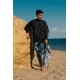 burkini cover Marina Black Women Hijab Swimsuit Oversized Kaftan Kimono Pareo P2203