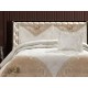 Duvet Cover Dowry Quilted Bed Cover Nehir Cream