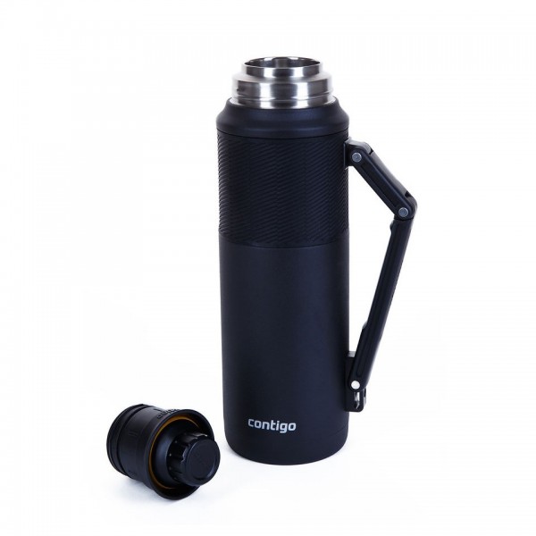 Thermos   Contigo Thermal Bottle 1.2L Matte Black -  Black Thermos