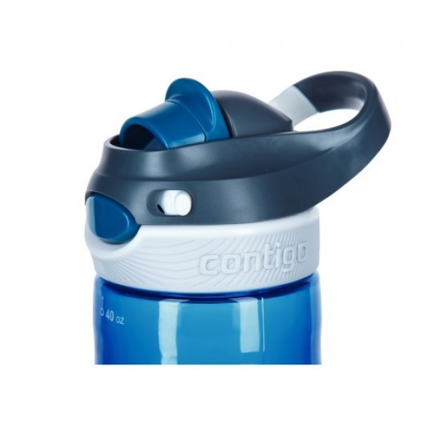 Contigo 1.2L Autospout® Chug Water Bottle Monaco - Large Volume Blue Water Bottle