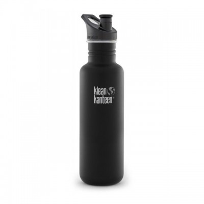 Klean Kanteen 0.8L Sport Cap Water Bottle - Steel Water Bottle