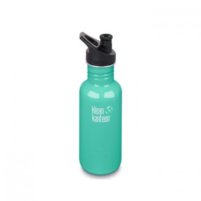 Klean Kanteen 0.53L Classic Sport Cap Water Bottle - Steel Water Bottle