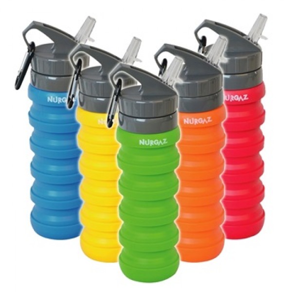 Nurgaz 0.75 L Silicone Collapsible Water Bottle