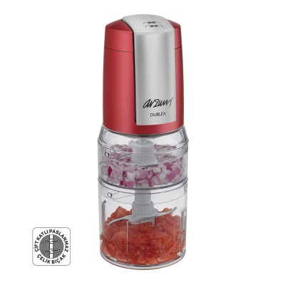 AR189مفرمة مزدوج السلطانية  - أحمر AR189مفرمة مزدوج السلطانية  - أحمر