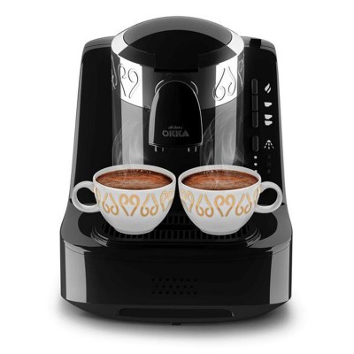 OK002 OKKA Turkish Coffee Machine - Chrome - Black OK002 OKKA Turkish Coffee Machine - Chrome - Black