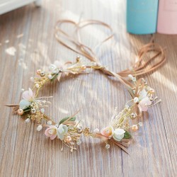 Wedding Accessories Ladies Classic Rhinestone / Imitation pearls / Silk Flower Headbands