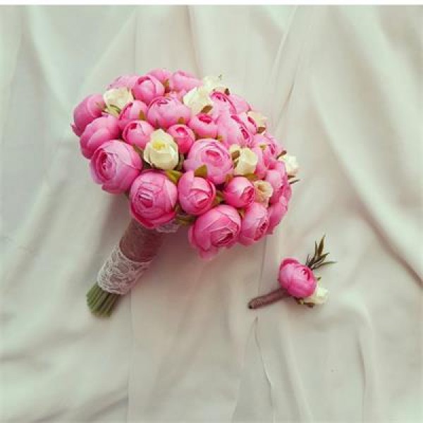 Wedding Bouquet Fuchsia Erengul Bridal Bouquet 