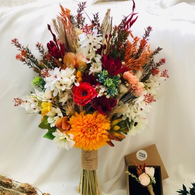 Wedding Bouquet Bohemian Carnival Bridal Bouquet Wedding Bouquet Bohemian Carnival Bridal Bouquet