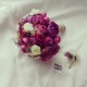 Wedding Bouquet Damson Purple Erengul Bridal Flower