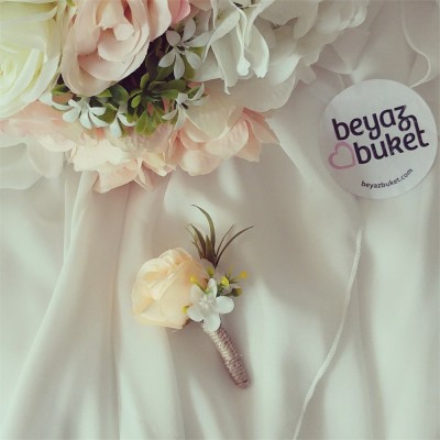 Wedding Bouquet Salmon Bridal Flower Bouquet